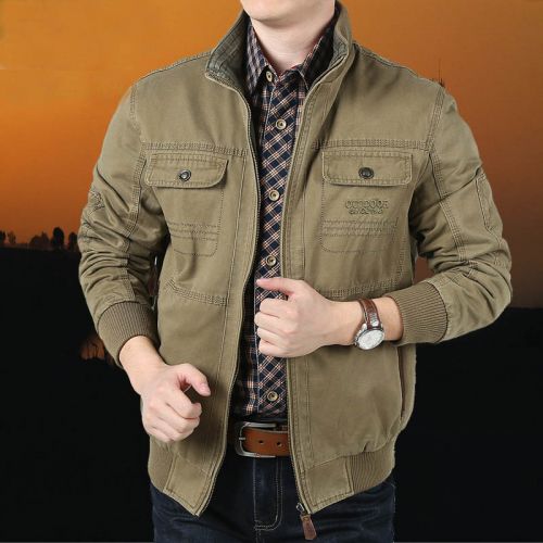 Blouson homme NIANJEEP manches longues en Coton - Ref 3118848