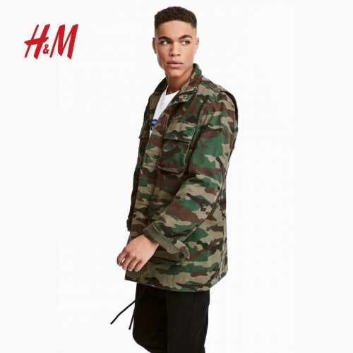 Blouson homme HAMPM manches longues en Coton - Ref 3118971