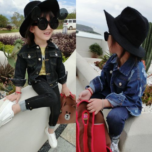 Blouson pour fille en toile - Ref 2157993