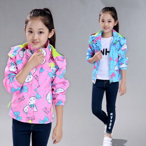 Blouson pour fille en mélange - Ref 2158085