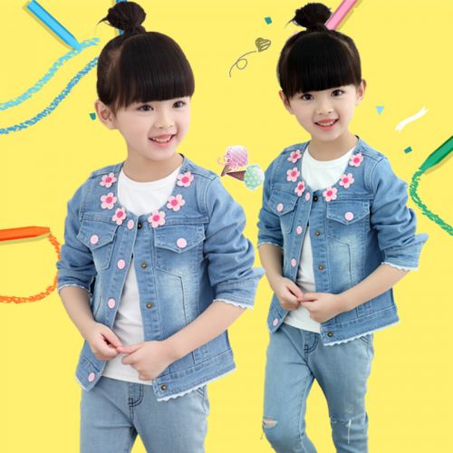 Blouson pour fille en toile - Ref 2158132