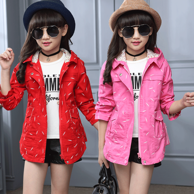 Blouson pour fille en Toile de coton - Ref 2158273