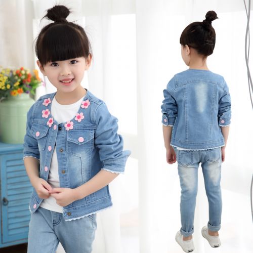 Blouson pour fille en toile - Ref 2158295