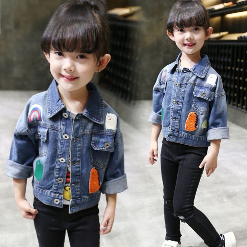 Blouson pour fille en toile - Ref 2158361