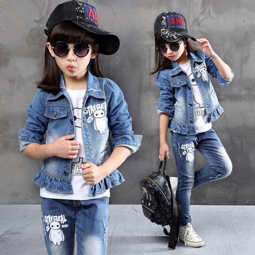 Blouson pour fille en toile - Ref 2158496