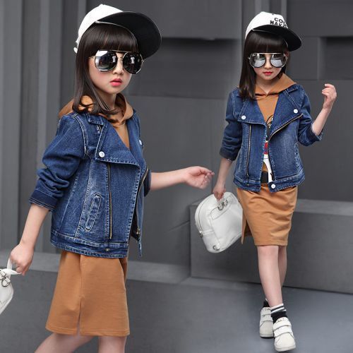 Blouson pour fille en toile - Ref 2158525