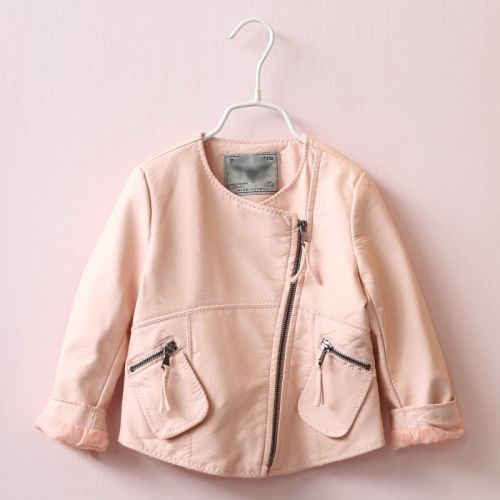 Blouson pour fille en cuir PU - Ref 2159727