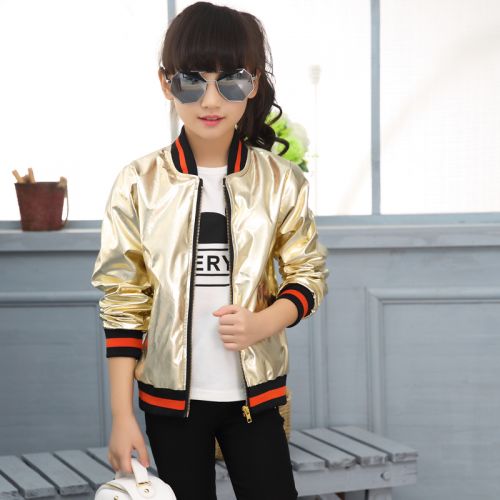 Blouson pour fille JUNMAN en cuir PU - Ref 2159816