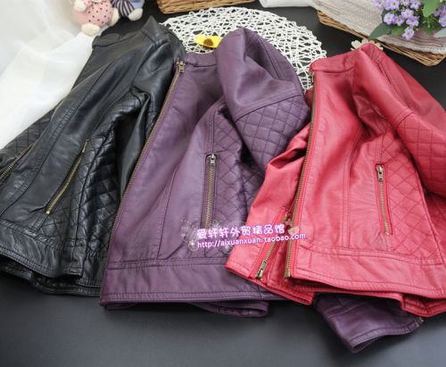 Blouson pour fille en cuir PU - Ref 2159841