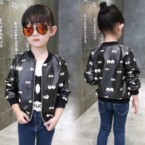Blouson pour fille en cuir PU - Ref 2159854