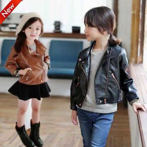 Blouson pour fille JGNY en cuir PU - Ref 2159979