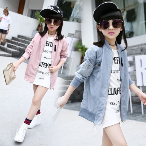 Blouson pour fille en mélange - Ref 2160032