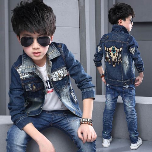 Blouson pour garçon en toile - Ref 2157280