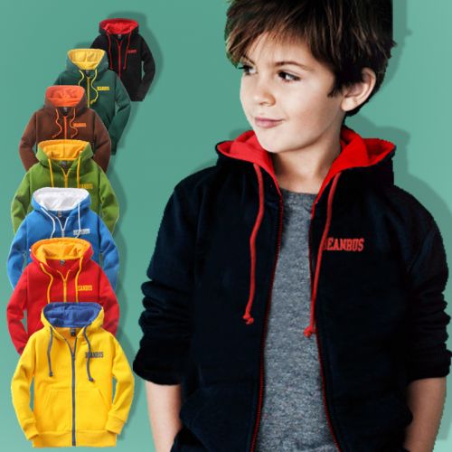 Blouson pour garçon BEANBUS en flanelle - Ref 2157584