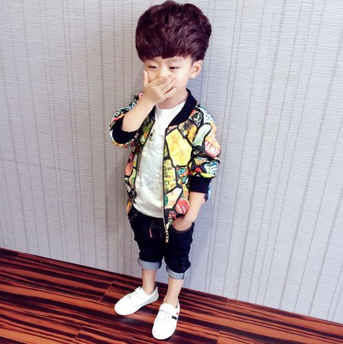 Blouson pour garçon en mélange - Ref 2157693