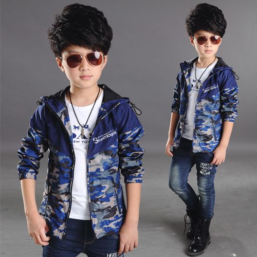 Blouson pour garçon SIONMOGEL en Toile de coton - Ref 2157810