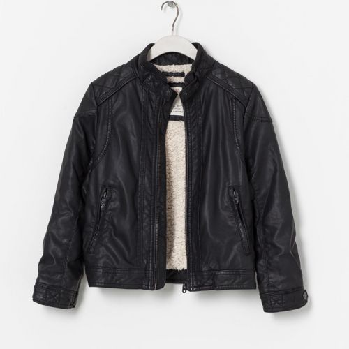 Blouson pour garçon en cuir PU - Ref 2158599