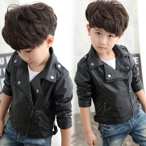 Blouson pour garçon en peau de mouton - Ref 2158674