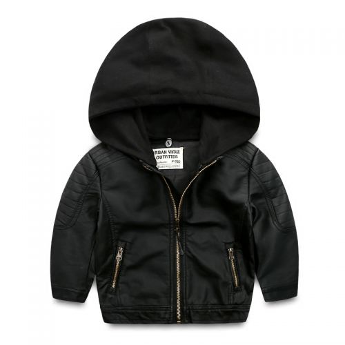 Blouson pour garçon en cuir PU - Ref 2158746