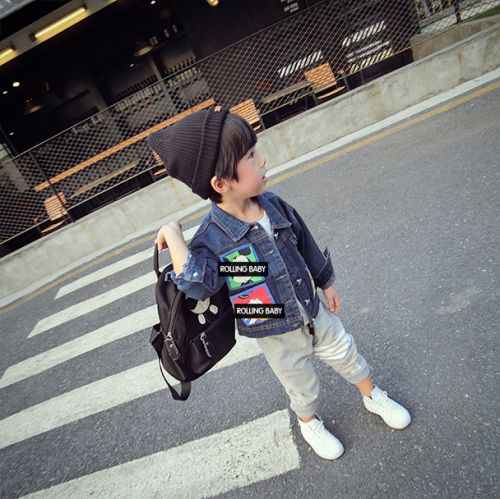 Blouson pour garçon en toile - Ref 2158776