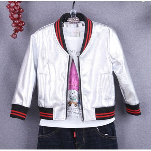 Blouson pour garçon en cuir PU - Ref 2159030