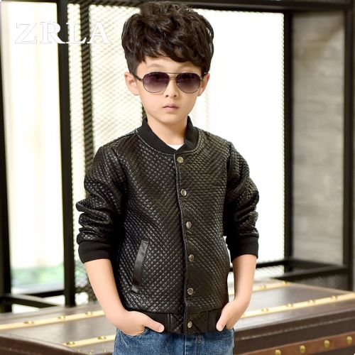 Blouson pour garçon en cuir PU - Ref 2159143