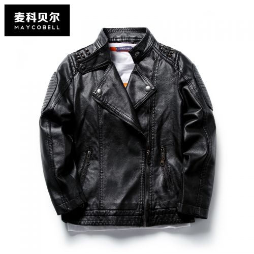 Blouson pour garçon MAYCOBELL en cuir PU - Ref 2159254