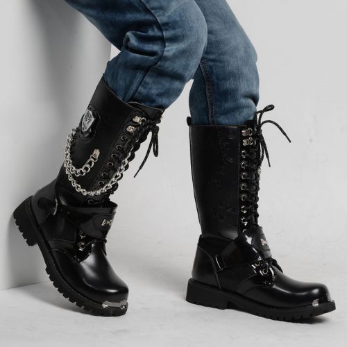 Boots - chaussures jeunesse, Mardi, punk Ref 936275