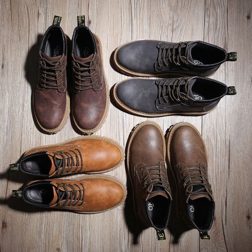 Boots - chaussures en Microfiber OKKO ronde pour hiver - Angleterre - semelle TPR - Ref 950642