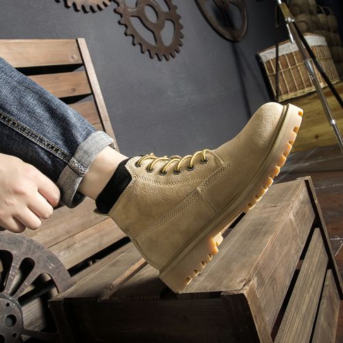 Boots - chaussures en de vache ronde pour hiver - Angleterre - semelle TPR - Ref 950667