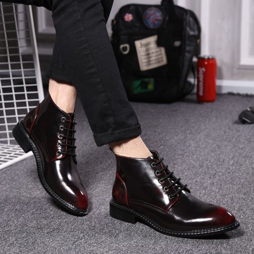 Boots - chaussures en Microfiber pointu pour printemps - loisir - semelle caoutchouc - Ref 950691