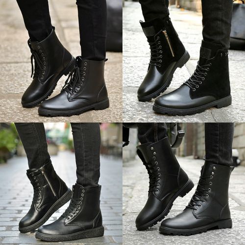 Boots - chaussures en PU OUTDO ronde pour printemps - loisir - semelle caoutchouc - Ref 950762