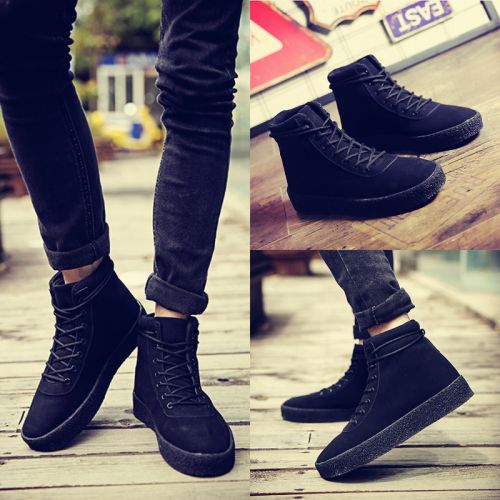 Boots - chaussures en Nubuck KADEMIR ronde pour hiver - tendance des jeunes - semelle PVC - Ref 950765