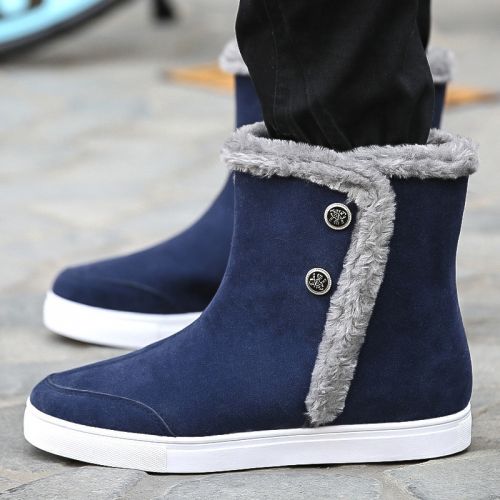 Boots - chaussures en Cuir spatial UPLIMVA ronde pour hiver - Angleterre - semelle caoutchouc - Ref 950780