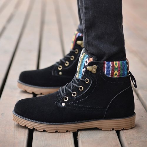 Boots - chaussures en UPLIMVA ronde pour hiver - Angleterre - semelle caoutchouc - Ref 950783