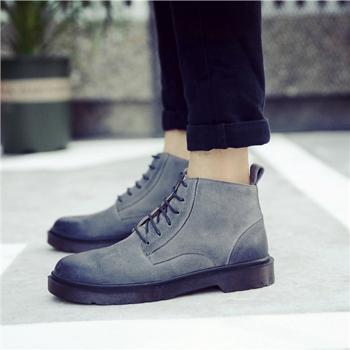 Boots - chaussures en de vache ronde - Angleterre - semelle TPR - Ref 950803