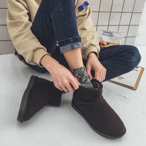 Boots - chaussures en Nubuck pour hiver - Ref 950804