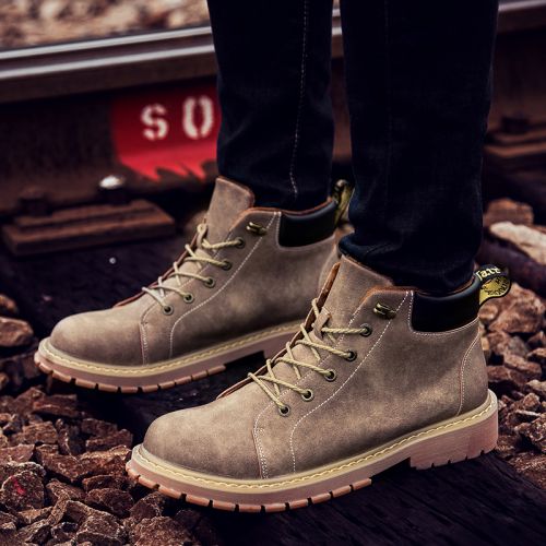 Boots - chaussures en ronde pour hiver - semelle caoutchouc - Ref 950820