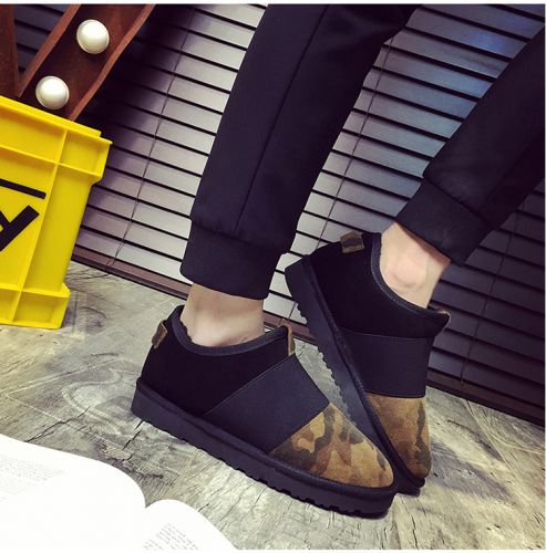 Boots - chaussures en Première couche de cuir, En plus de de vache, ronde pour hiver - tendance des jeunes - semelle cao