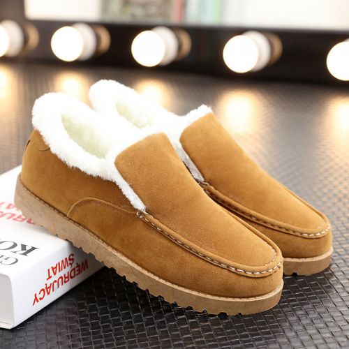 Boots - chaussures en ronde pour hiver - semelle caoutchouc - Ref 950934