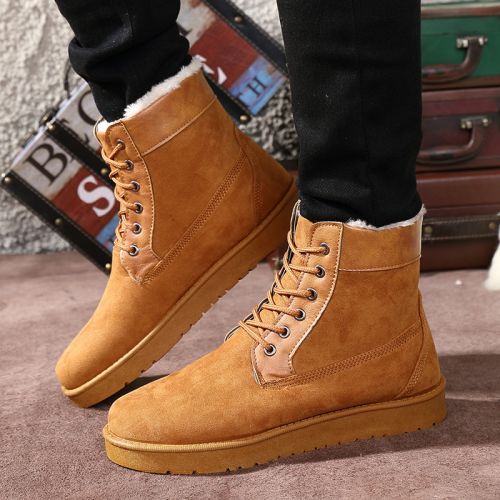 Boots - chaussures en ronde pour hiver - tendance des jeunes - semelle caoutchouc - Ref 950971