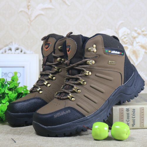 Boots - chaussures en Cuir spatial YIFIABAO ronde pour hiver - loisir - semelle caoutchouc - Ref 950980