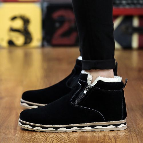 Boots - chaussures en ronde pour hiver - tendance des jeunes - semelle caoutchouc - Ref 950994