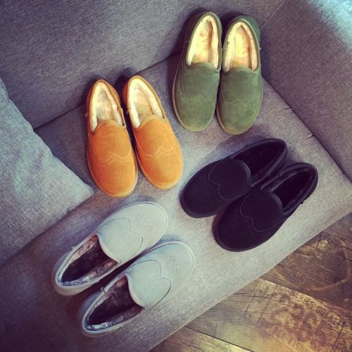 Boots - chaussures en Nubuck ronde pour hiver - Retro - semelle caoutchouc - Ref 951010