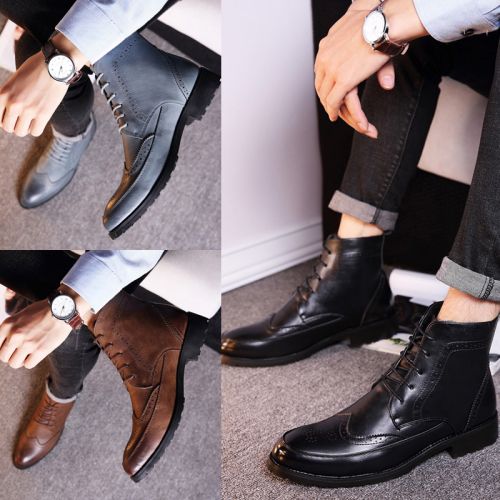 Boots - chaussures en Microfiber pointu pour printemps - tendance des jeunes - semelle caoutchouc - Ref 951016