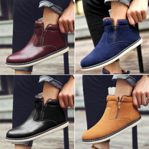 Boots - chaussures en LAURENGOOD ronde pour hiver - Angleterre - semelle caoutchouc - Ref 951032