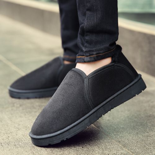 Boots - chaussures en PINZHER ronde pour hiver - loisir - semelle caoutchouc - Ref 951051