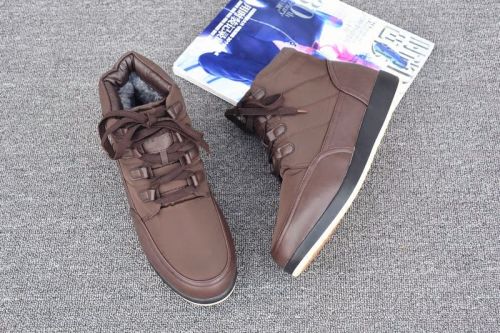 Boots - chaussures en Une variété de matériaux épissure ronde pour hiver - semelle caoutchouc - Ref 951063