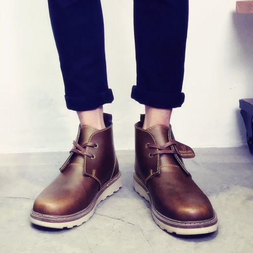 Boots - chaussures en PU ELEGANT.STILL ronde pour hiver - Angleterre - Ref 951066