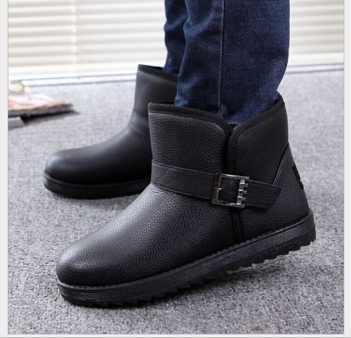 Boots - chaussures en PU 1CCO ronde pour hiver - semelle plastique - Ref 951090